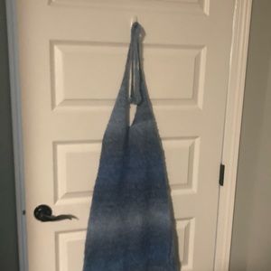 Princess Polly blue halter top mini dress